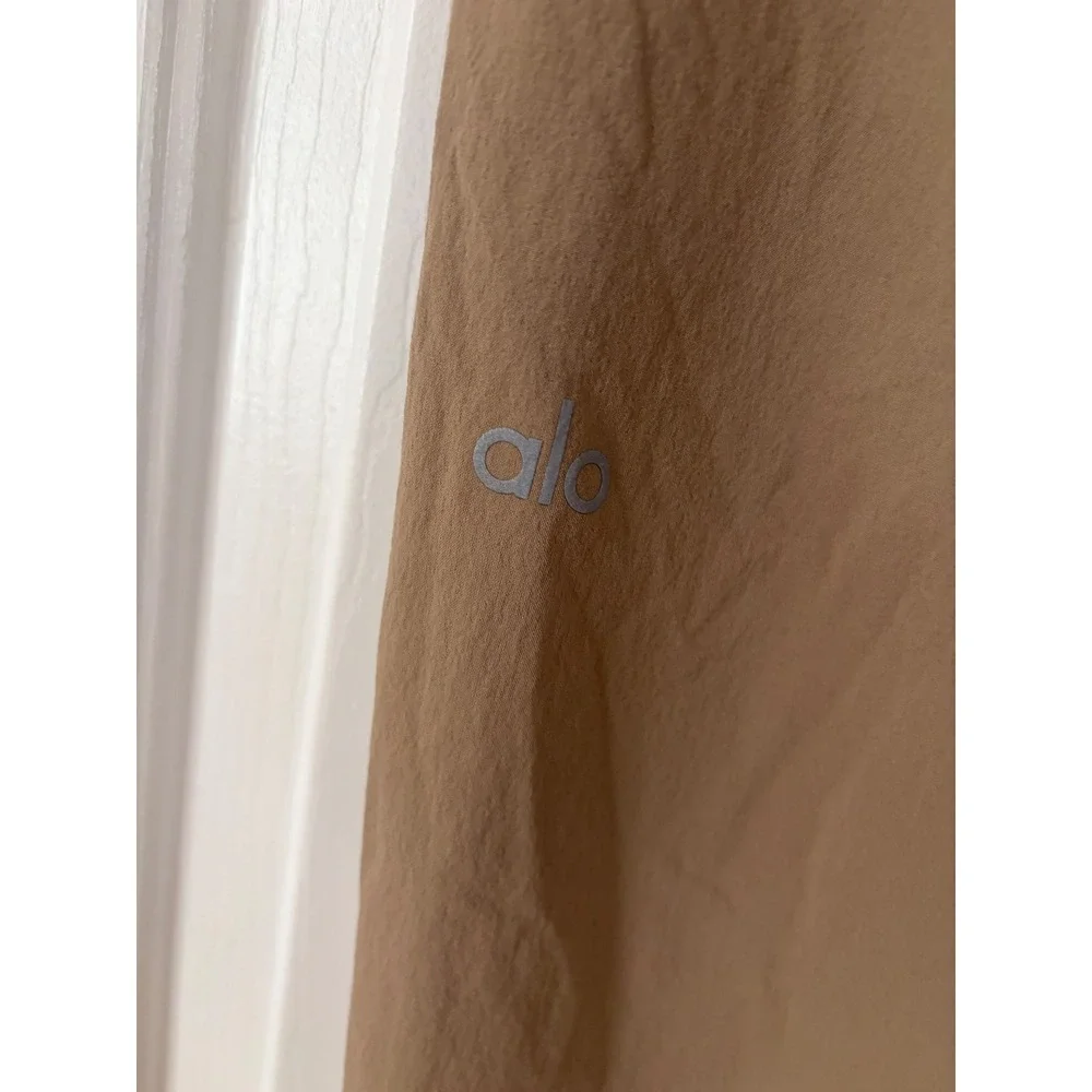 Alo Yoga Jogger Women S Brown Tan High Waist Activewear Pants Gorpcore Neutral